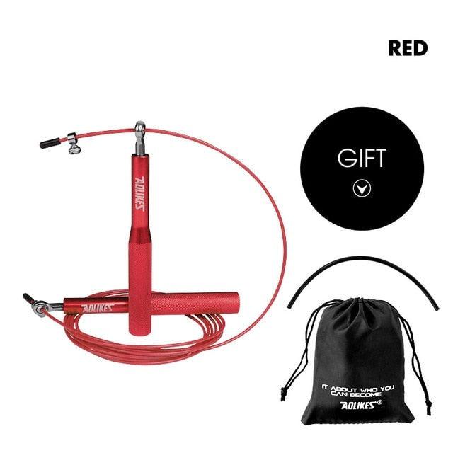 Sport Speed Jump Rope Professional Skipping Rope Adjustable Length Ergonomic Design Jumping Ropes For Speed Workout Ideal For Boxing Fitness Skip Workout Training Stevvex