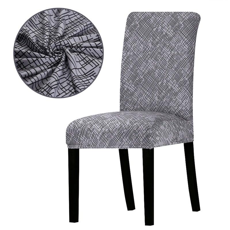 Printed Chair Cover Washable Removable Big Elastic Seat Arm Covers Slipcovers Stretch For Banquet Hotel Printed Dining Chair Slipcovers, Removable Washable Soft Spandex Stretch Chair Covers Banquet Chair Stevvex
