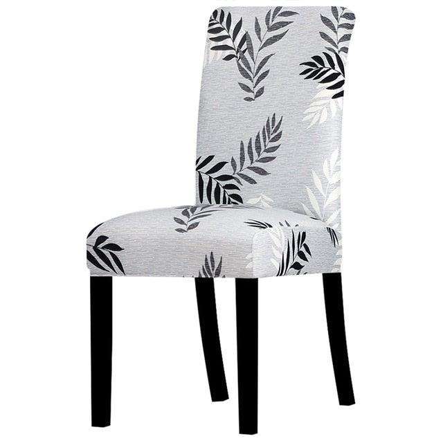 Printed Chair Cover Washable Removable Big Elastic Seat Arm Covers Slipcovers Stretch For Banquet Hotel Printed Dining Chair Slipcovers, Removable Washable Soft Spandex Stretch Chair Covers Banquet Chair Stevvex