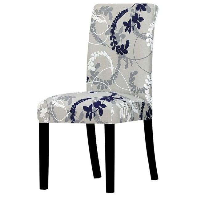 Printed Chair Cover Washable Removable Big Elastic Seat Arm Covers Slipcovers Stretch For Banquet Hotel Printed Dining Chair Slipcovers, Removable Washable Soft Spandex Stretch Chair Covers Banquet Chair Stevvex