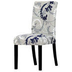 Printed Chair Cover Washable Removable Big Elastic Seat Arm Covers Slipcovers Stretch For Banquet Hotel Printed Dining Chair Slipcovers, Removable Washable Soft Spandex Stretch Chair Covers Banquet Chair Stevvex
