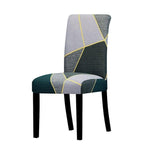 Printed Chair Cover Washable Removable Big Elastic Seat Arm Covers Slipcovers Stretch For Banquet Hotel Printed Dining Chair Slipcovers, Removable Washable Soft Spandex Stretch Chair Covers Banquet Chair Stevvex