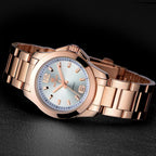 Luxury Gold Rose Women Watches Elegant Modern Waterproof Analog Wristwatch Stylish Design For Womens Stevvex