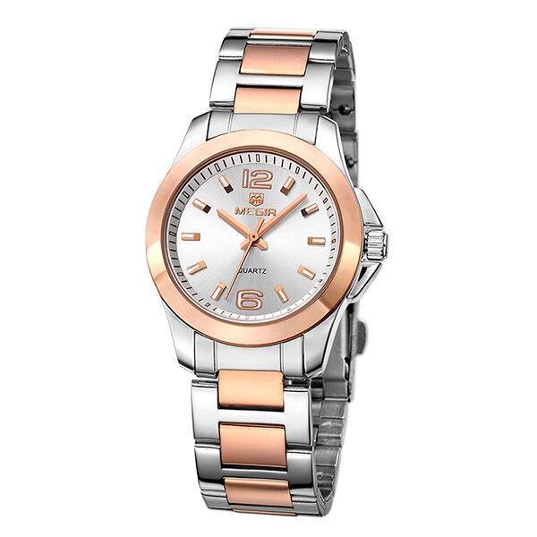 Luxury Gold Rose Women Watches Elegant Modern Waterproof Analog Wristwatch Stylish Design For Womens Stevvex
