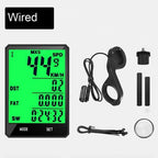 Waterproof Bicycle Computer Wireless And Wired Bike Cycling Odometer Stopwatch Speedometer Bicycle Speedometer With LCD Display 20 Functions And Automatic Wake-up Stevvex