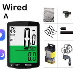 Waterproof Bicycle Computer Wireless And Wired Bike Cycling Odometer Stopwatch Speedometer Bicycle Speedometer With LCD Display 20 Functions And Automatic Wake-up Stevvex