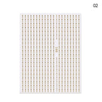 Nail Strip Stickers Black Gold Rose Gold Silver Metal Strip Tape Nail Art Adhesive Foil Tips Nail Sticker Decals Metallic Curve Strip Line Nail Decal Self-Adhesive 3D Wave Design Decoration for Women Girls Tape Nail Art Stickers Decal Decoration Stevvex