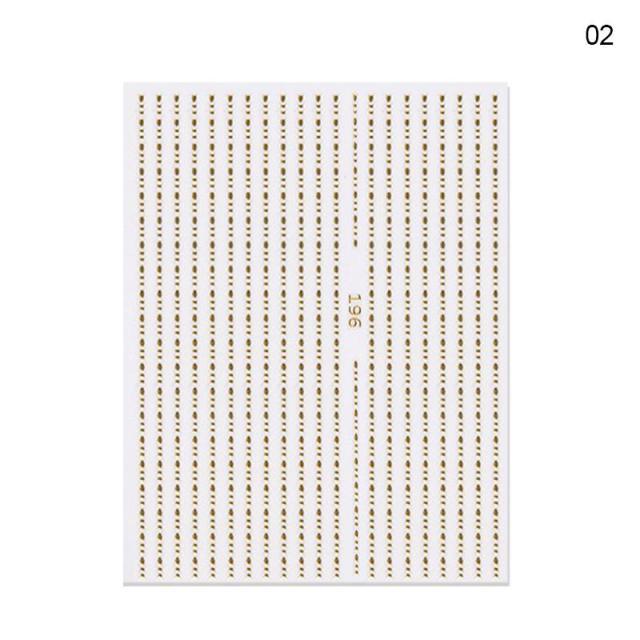 Nail Strip Stickers Black Gold Rose Gold Silver Metal Strip Tape Nail Art Adhesive Foil Tips Nail Sticker Decals Metallic Curve Strip Line Nail Decal Self-Adhesive 3D Wave Design Decoration for Women Girls Tape Nail Art Stickers Decal Decoration Stevvex