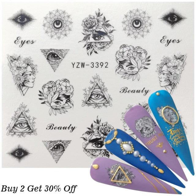Nail Watermark Decals Sexy lips Middle finger Sexy girl Water Transfer Slider Russia Words Manicure Tattoos Sliders For Manicure Women Kids Girls Manicure Decoration Nail Art Supplies 3D Self-Adhesive Nail Decals Designer Nail Stickers for Acrylic Nails Stevvex
