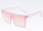 Classic Male Big Black Sunglasses For Men & Women New Fashionable Design New Mirror Pink Square  Oversize Square Sunglasses for Women Men Stevvex