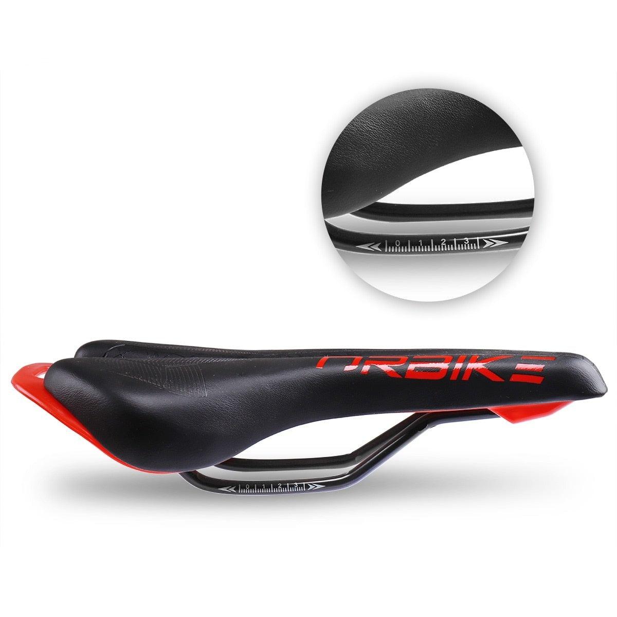Bike Saddle Road Mountain Bicycle Saddle Front Bike Seat Mountain Cushion Riding Cycling Supplies Comfortable Bike Saddle Mountain Bicycle Seat Profession Road Bike Seat Outdoor Or Indoor Cycling Stevvex
