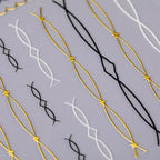 Nail Strip Stickers Black Gold Rose Gold Silver Metal Strip Tape Nail Art Adhesive Foil Tips Nail Sticker Decals Metallic Curve Strip Line Nail Decal Self-Adhesive 3D Wave Design Decoration for Women Girls Tape Nail Art Stickers Decal Decoration Stevvex