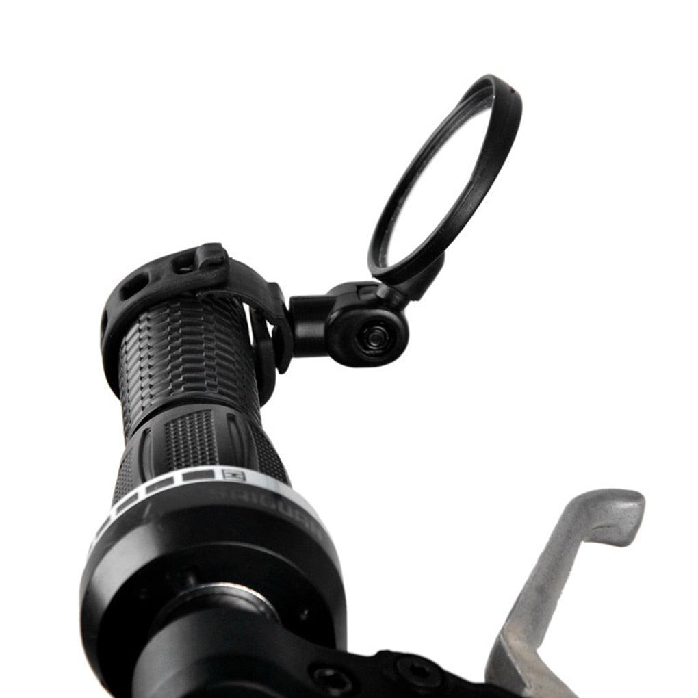 Universal Bicycle Mirror Bicycle Accessories Handlebar Rearview Mirror Rotate Wide-Angle Rearview Mirror Rotatable Round Adjustable Shockproof Convex Wide Angle Universal Back Rear View Mirrors Stevvex
