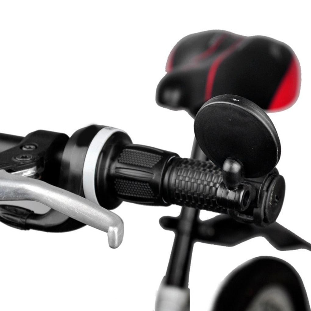 Universal Bicycle Mirror Bicycle Accessories Handlebar Rearview Mirror Rotate Wide-Angle Rearview Mirror Rotatable Round Adjustable Shockproof Convex Wide Angle Universal Back Rear View Mirrors Stevvex