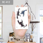 Luxury Men Women 3D Tattoo Waterproof Spider Sticker Realistic Design For Party Halloween Stevvex