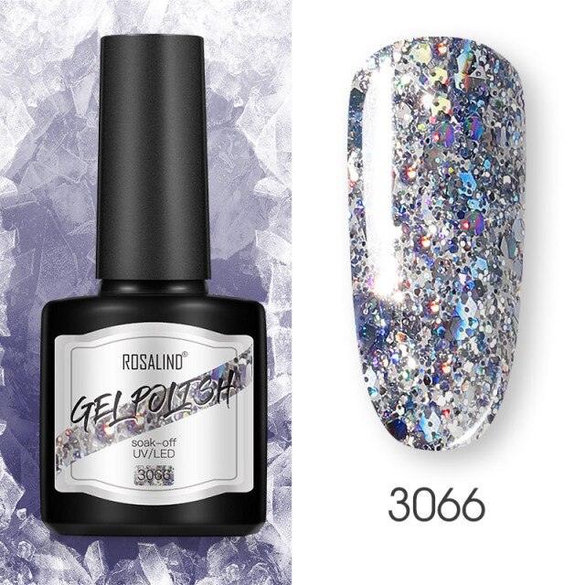 Modern Womens Glossy Colorful 8ml Nail Gel Polish Permanent UV LED  High Quality Crystal Effect Design Stevvex