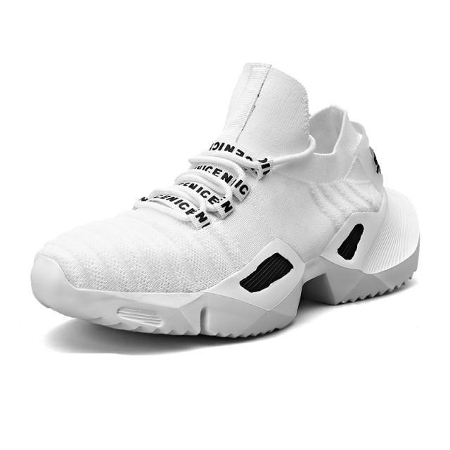 New Running Breathable Men's Sneakers Fashion Men Jogging Sports Lightweight Casual Fashion Height Increasing Casual Outdoor High Quality Mesh Jogging Non Slip Sneakers Stevvex