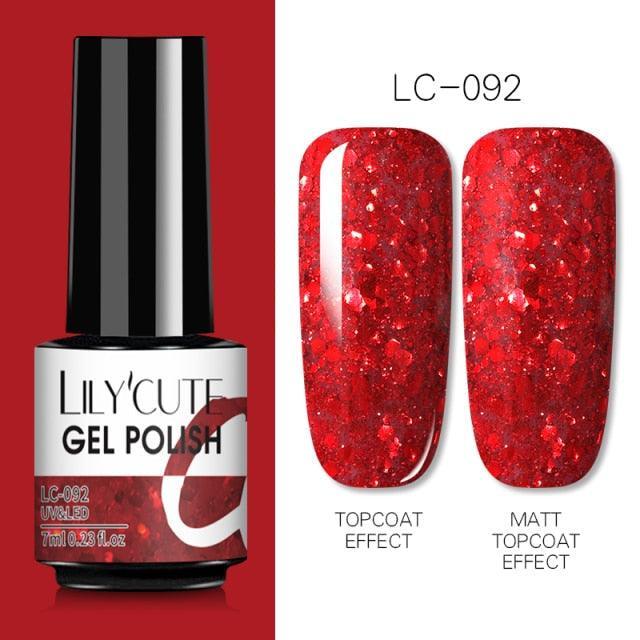 Womens UV Gel Nail Polish Set 7ml Fashion Varnish Colorful Art Manicure Luxury Nail Design For Women Stevvex