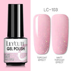 Womens UV Gel Nail Polish Set 7ml Fashion Varnish Colorful Art Manicure Luxury Nail Design For Women Stevvex