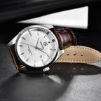 Leather Fashion Sport Men's Watches Luxury Military Quartz Analog Waterproof Men Watch Stevvex