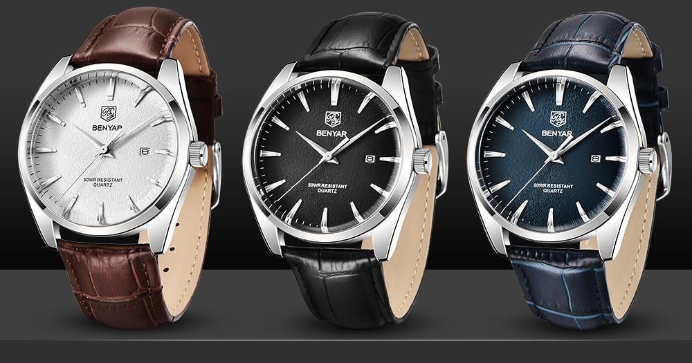 Leather Fashion Sport Men's Watches Luxury Military Quartz Analog Waterproof Men Watch Stevvex