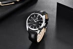 Leather Fashion Sport Men's Watches Luxury Military Quartz Analog Waterproof Men Watch Stevvex
