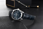 Leather Fashion Sport Men's Watches Luxury Military Quartz Analog Waterproof Men Watch Stevvex