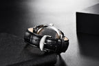 Leather Fashion Sport Men's Watches Luxury Military Quartz Analog Waterproof Men Watch Stevvex