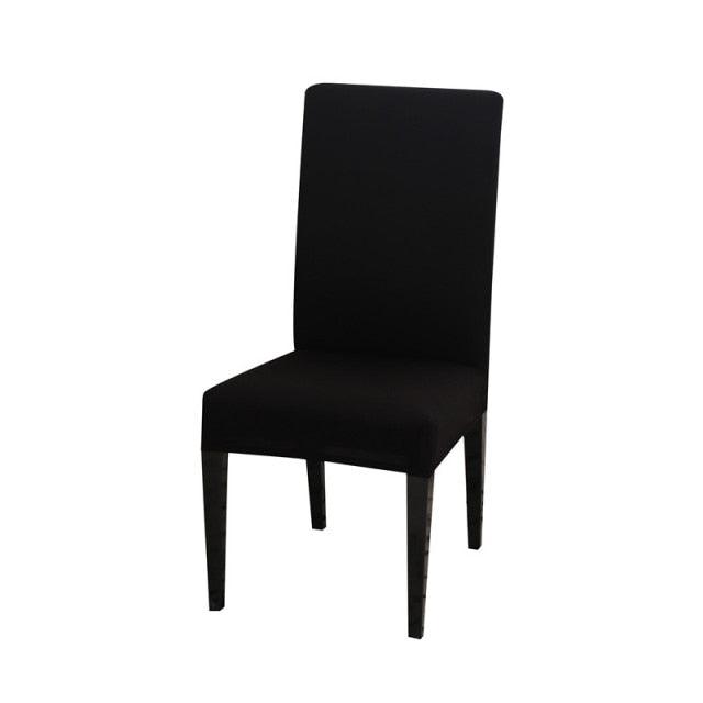 Spandex Dining Chair Cover With Back Elastic Universal Kitchen Living Room Stretch Slipcover Chair Covers Protector Seat Case  Chair Cover Seat Protector Super Fit Slipcover Stretch Removable Washable Soft Spandex Fabric for Home Stevvex
