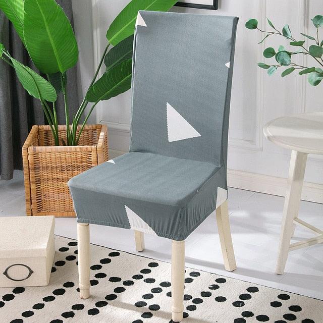 Spandex Dining Chair Cover With Back Elastic Universal Kitchen Living Room Stretch Slipcover Chair Covers Protector Seat Case  Chair Cover Seat Protector Super Fit Slipcover Stretch Removable Washable Soft Spandex Fabric for Home Stevvex