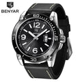 Top Luxury Fashion Mens Watches Quartz Casual Leather Design Sport Analog Waterproof Classic Wrist Watch Stevvex