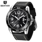 Top Luxury Fashion Mens Watches Quartz Casual Leather Design Sport Analog Waterproof Classic Wrist Watch Stevvex