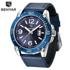 Top Luxury Fashion Mens Watches Quartz Casual Leather Design Sport Analog Waterproof Classic Wrist Watch Stevvex