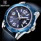 Top Luxury Fashion Mens Watches Quartz Casual Leather Design Sport Analog Waterproof Classic Wrist Watch Stevvex