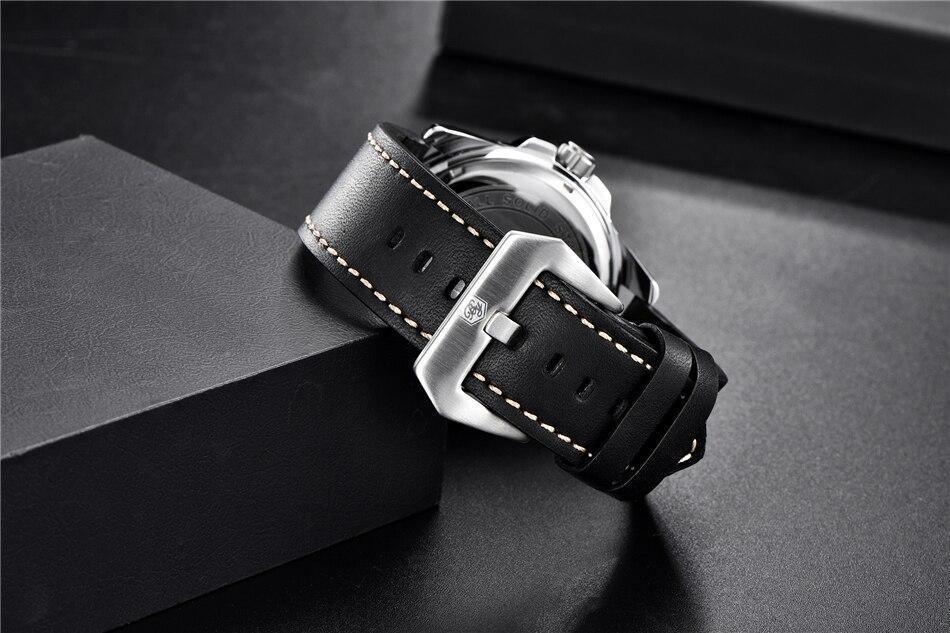 Top Luxury Fashion Mens Watches Quartz Casual Leather Design Sport Analog Waterproof Classic Wrist Watch Stevvex
