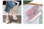 Sport Mesh Breathable Women Shoes Fashion Sports Soft Comfortable Women Shoes Fashion Slip-On Sports Shoes Soft Sole Breathable Comfortable Running Walking Shoes Stevvex