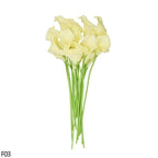 10Pcs High Quality Real Touch Calla Lily Artificial Flowers Bouquet For Wedding Bridal Home Kitchen Table Flower Decoration Home Decor Stevvex