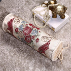 New Classical Luxury Cylindrical Cotton And Linen Pillow Roll Cushion Sofa Throw Polyester Cotton Linen Pillowcase Sofa Cushion Cover Backrest Home Chair Modern Colorful Design 15X50CM Stevvex