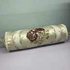 New Classical Luxury Cylindrical Cotton And Linen Pillow Roll Cushion Sofa Throw Polyester Cotton Linen Pillowcase Sofa Cushion Cover Backrest Home Chair Modern Colorful Design 15X50CM Stevvex