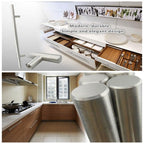 Modern  Stainless Steel Kitchen Door Cabinet Bar Handle Pull Knob Cabinet Knobs Furniture Handle Cupboard Drawer Handle Stainless Steel Hollow Tube Bar Drawer Pulls Cupboard Knob For Kitchen Furniture Hardware Stevvex