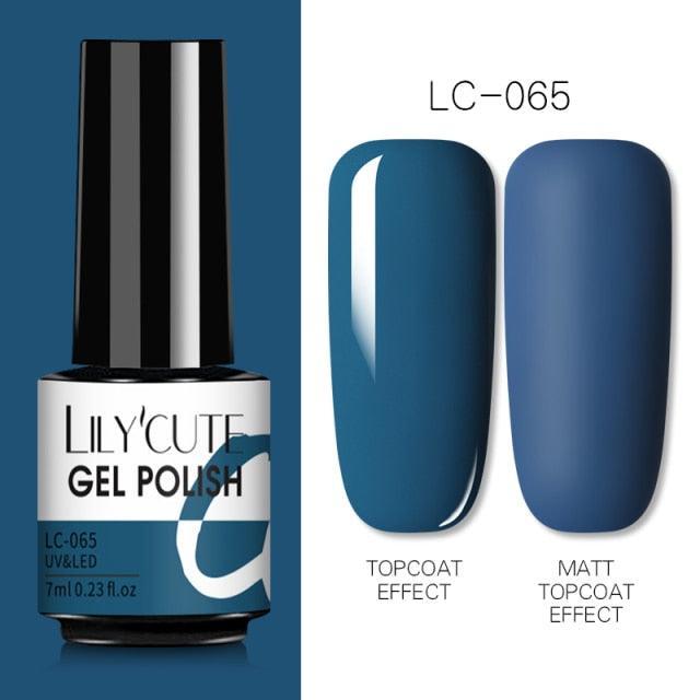 Womens UV Gel Nail Polish Set 7ml Fashion Varnish Colorful Art Manicure Luxury Nail Design For Women Stevvex
