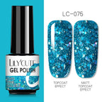 Womens UV Gel Nail Polish Set 7ml Fashion Varnish Colorful Art Manicure Luxury Nail Design For Women Stevvex