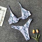 Underwired Bikini Female Swimsuit Women Swimwear Two-Piece V Shape Wire Bikini Set Bather Bathing Suit Women Micro Bikini Set Shiny Metallic 2 Piece Swimsuit Push Up Underwire Swimwear Bathing Suit