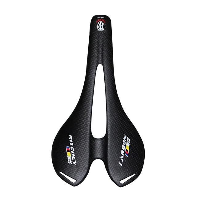 Mountain Saddle Full Carbon Fiber Bike Saddle Road Bike Seat Cushion Bicycle Seat Cushion Road Bike Saddle Lightweight Carbon Fiber Bike Saddle Comfortable Road Bike Seat Bicycle Accessories For Men Women Pneumatic Cycling Saddle Stevvex