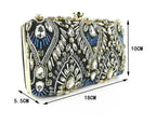 Diamond Rhinestone Clutch - Luxury Evening Minaudière | Femstylo