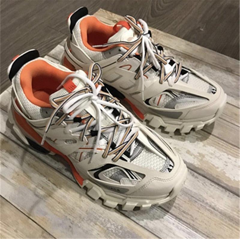 Black Womens Breathable Sneakers  Spring Mesh  Sneakers Woman Elegant Casual Sneakers Outdoor Sport Summer Couple Cushion Flats Running Womens Sneakers Stevvex