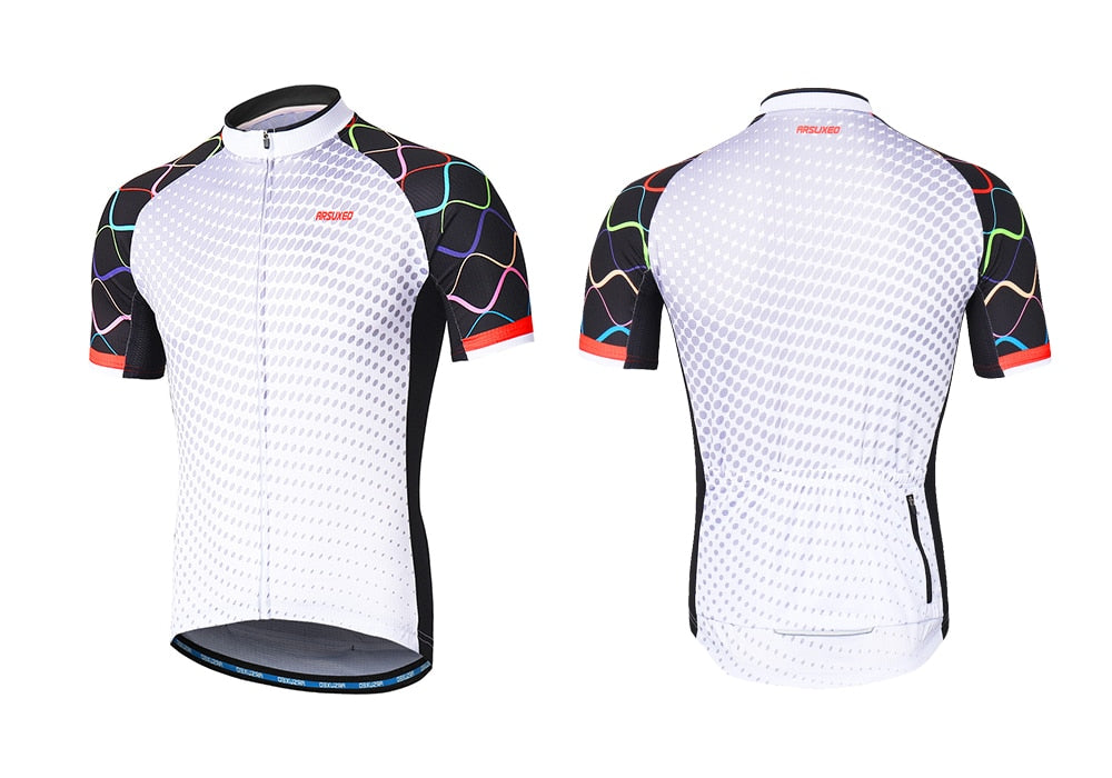 Men Short Sleeves Cycling Jersey Quick Dry MTB Jersey Mountain Bicycle - SJB-DIAMOND ELITES