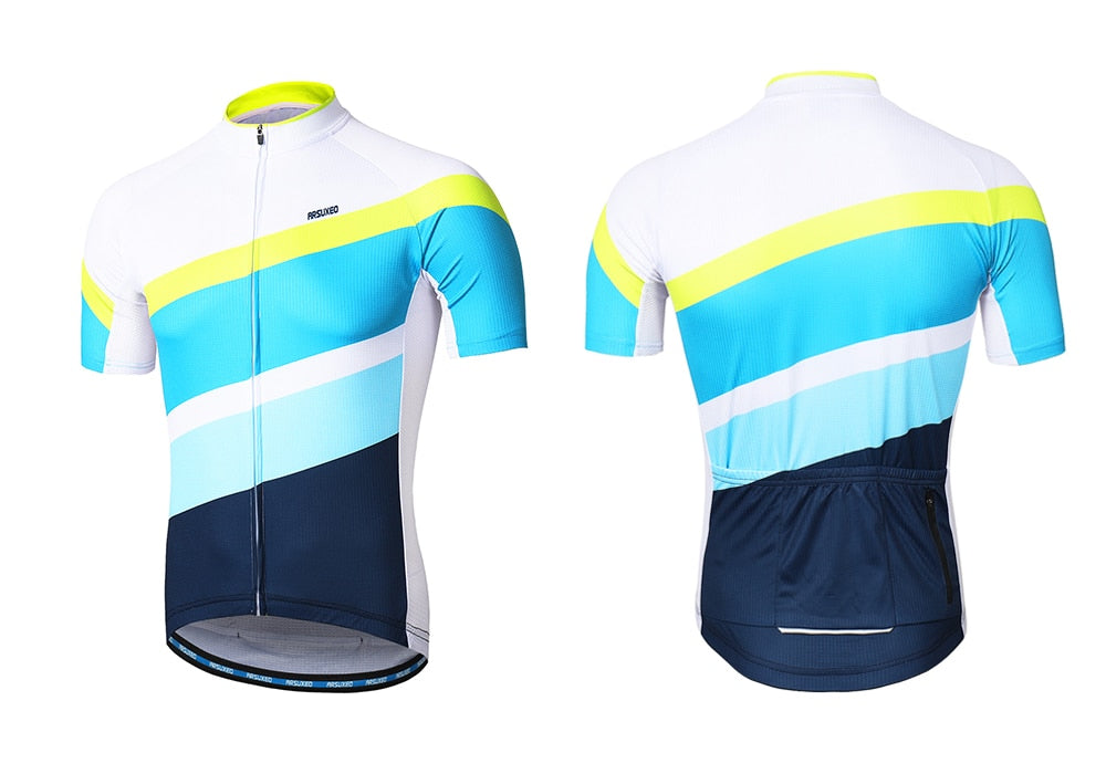 Men Short Sleeves Cycling Jersey Quick Dry MTB Jersey Mountain Bicycle - SJB-DIAMOND ELITES