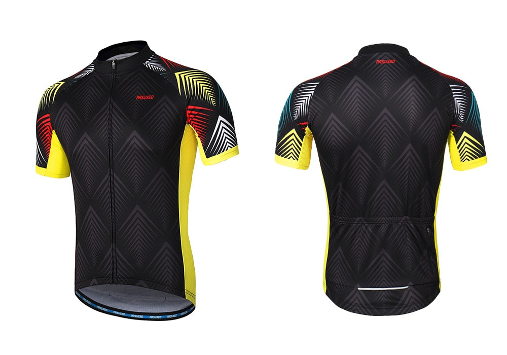 Men Short Sleeves Cycling Jersey Quick Dry MTB Jersey Mountain Bicycle - SJB-DIAMOND ELITES