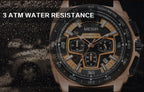 Elegant Sport Mens Watches Modern Luxury Silicone Band Waterproof Fashion Quartz Luminous Unique Design Wristwatch For Man Stevvex